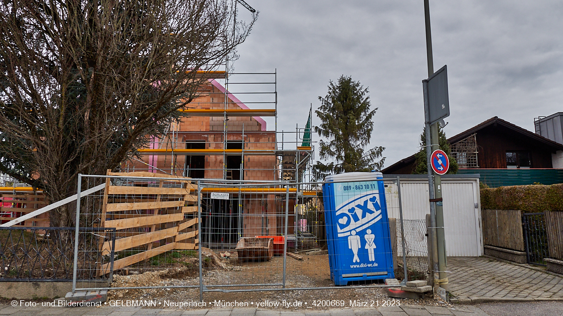 21.03.2023 - Baustelle und Wohnanlage Niederalmstraße 16